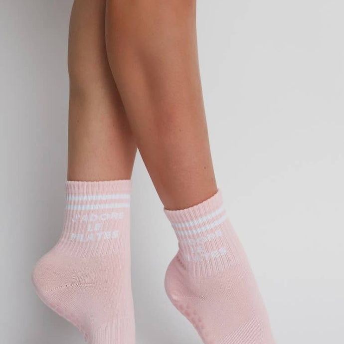 Pilates University 1883 - J'ADORE LE PILATES: Pink / One Size