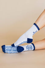 Pilates Honey - Sorry. Can't. Pilates. Bye. Ruffle Crew Grip Sock: S/M