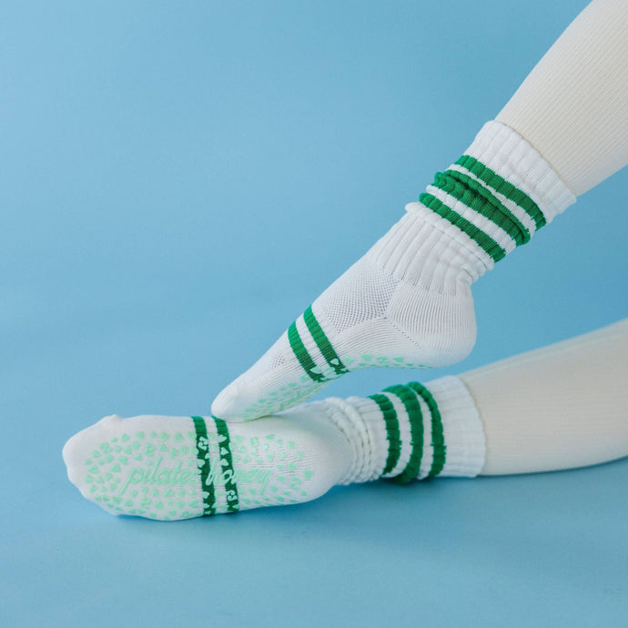 Vintage Tube Green Grip Sock