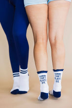 Pilates Honey - Sorry. Can't. Pilates. Bye. Ruffle Crew Grip Sock: S/M
