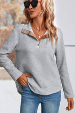 Alexis Quilted Button Up Sweatshirt